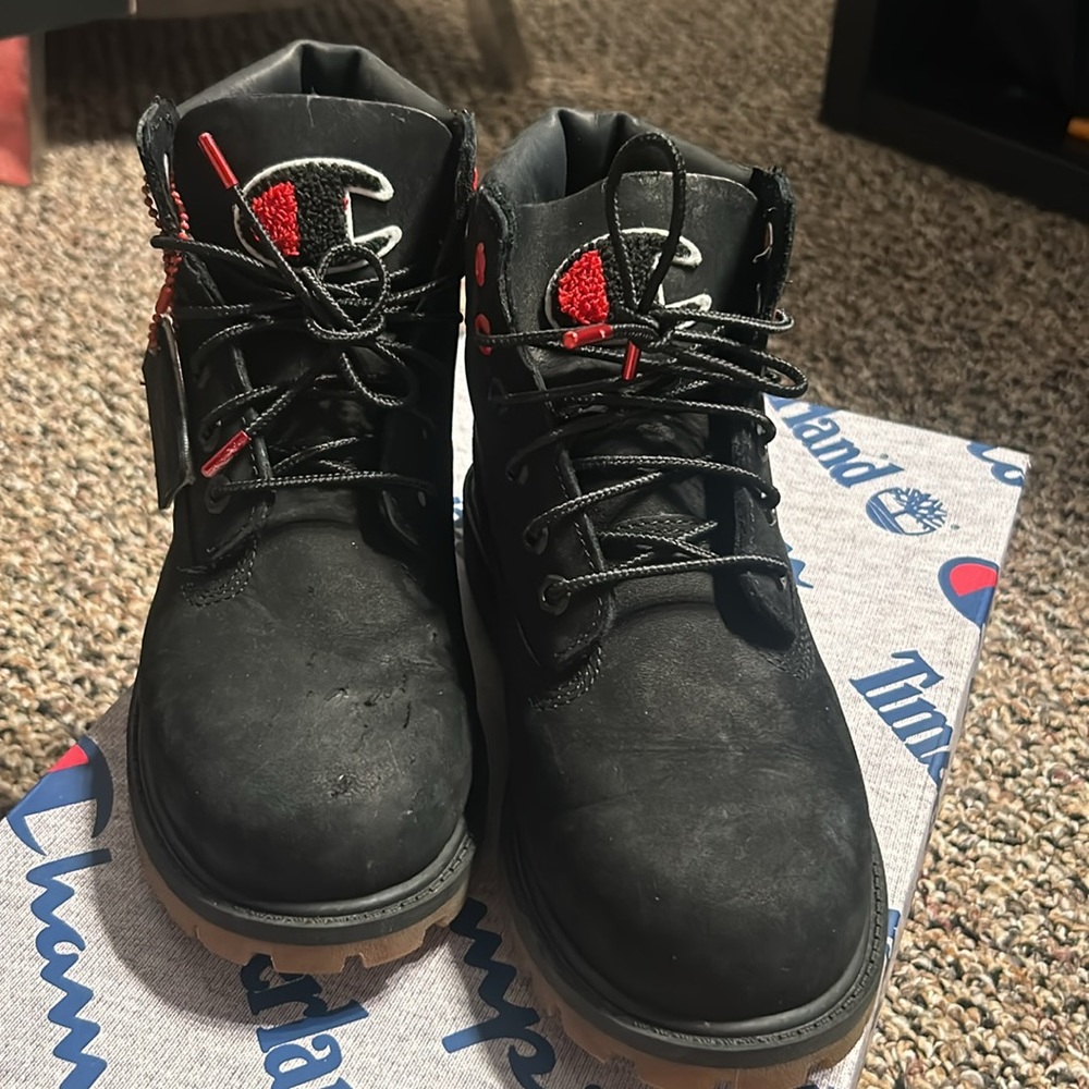 Champion x timberland boots